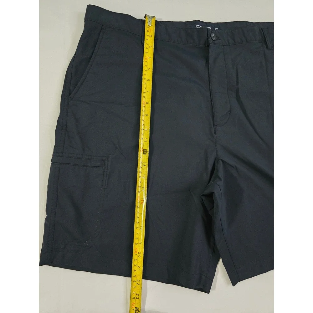 Chaps Golf 78 Mens Navy Blue Performance Cargo Shorts Size 42 Stretch Activewear
